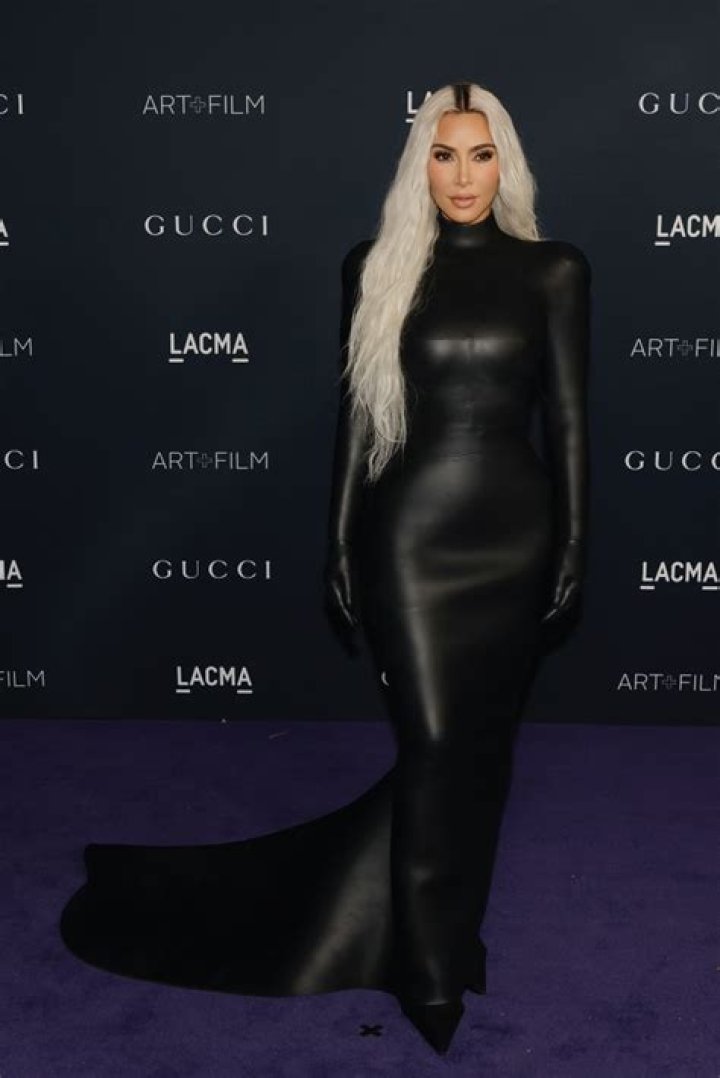 
Kylie Jenner Wears Backless Black Gown as Kim Kardashian Channels Balenciaga Barbie for Baby2Baby Gala 