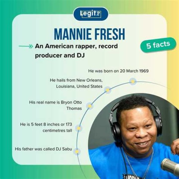 Mannie Fresh Height, Weight, Net Worth, Age, Birthday, Wikipedia, Who, Instagram, Biography